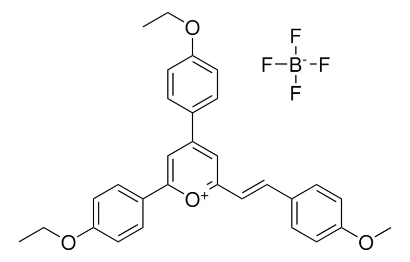 Sigma-Aldrich 2,4-BIS-(4-ETHOXY-PH)-6-(2-(4-MEO-PHENYL)-VINYL)-PYRANYLIUM, TETRAFLUORO BORATE,AldrichCPR