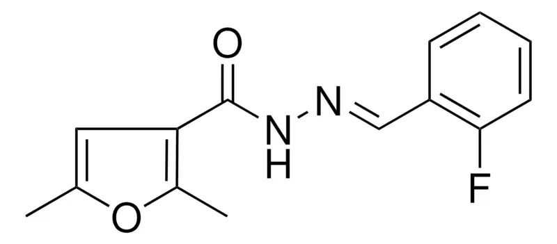 Sigma-Aldrich 2,5-DIMETHYL-FURAN-3-CARBOXYLIC ACID (2-FLUORO-BENZYLIDENE)-HYDRAZIDE，AldrichCPR