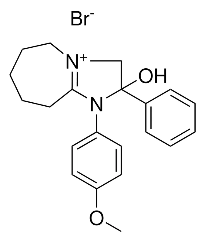 Sigma-Aldrich 2-HYDROXY-1-(4-METHOXYPHENYL)-2-PHENYL-1H,2H,3H,5H,6H,7H,8H,9H-IMIDAZO[1,2-A]AZEPIN-4-IUM BROMIDE，AldrichCPR
