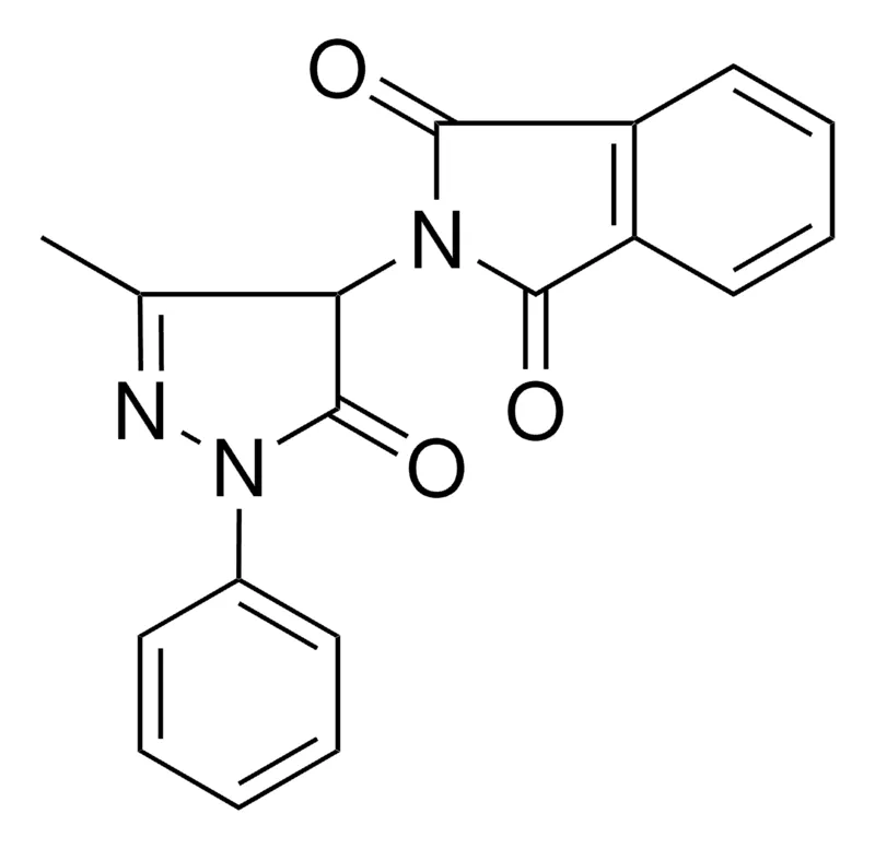 Sigma-Aldrich 2-(3-ME-5-OXO-1-PHENYL-4,5-DIHYDRO-1H-PYRAZOL-4-YL)-1H-ISOINDOLE-1,3(2H)-DIONE,AldrichCPR
