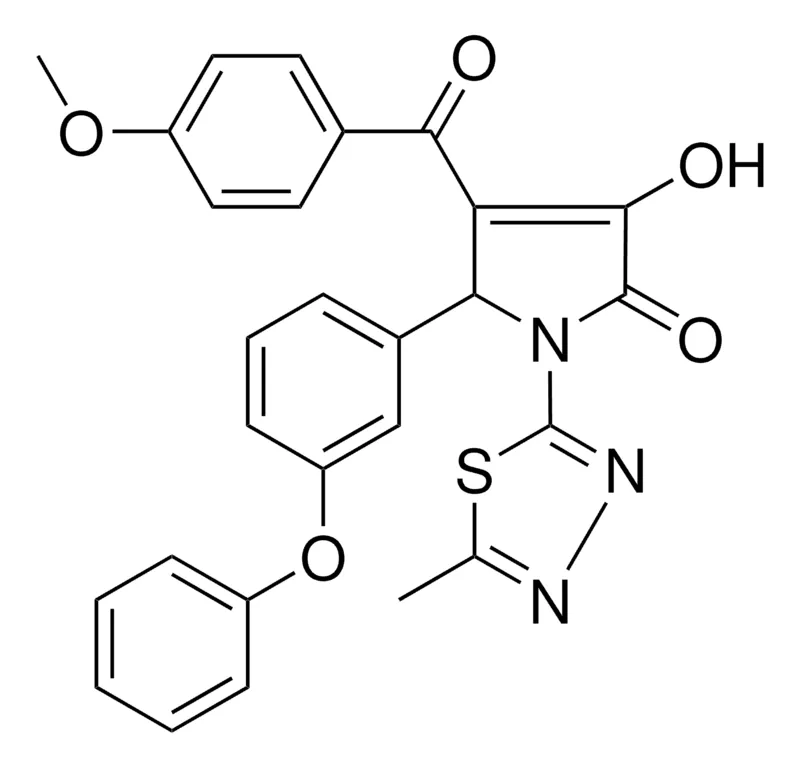 Sigma-Aldrich 3-HYDROXY-4-(4-METHOXYBENZOYL)-1-(5-METHYL-1,3,4-THIADIAZOL-2-YL)-5-(3-PHENOXYPHENYL)-1,5-DIHYDRO-2H-PYRROL-2-ONE，AldrichCPR