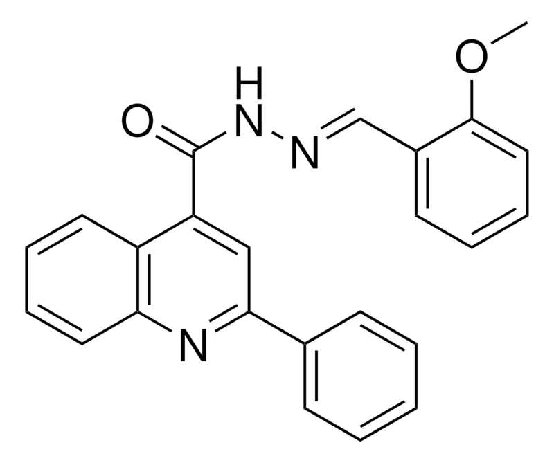 Sigma-Aldrich 2-PHENYL-QUINOLINE-4-CARBOXYLIC ACID (2-METHOXY-BENZYLIDENE)-HYDRAZIDE,AldrichCPR