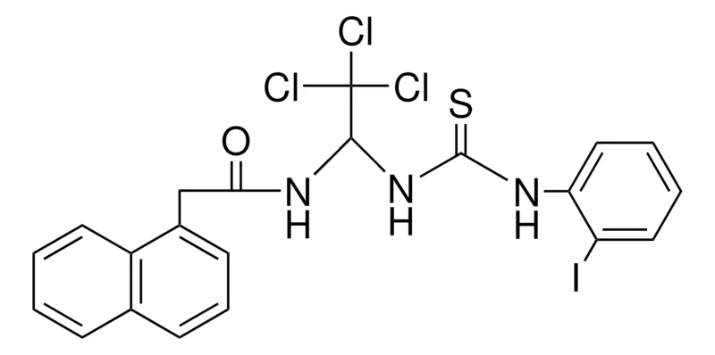 Sigma-Aldrich 2-NAPHTHALEN-1-YL-N-(2,2,2-TRICHLORO-1-(3-(2-I-PH)-THIOUREIDO)-ETHYL)-ACETAMIDE,AldrichCPR