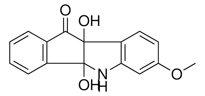 Sigma-Aldrich 4B,9B-DIHYDROXY-7-METHOXY-5,9B-DIHYDROINDENO(1,2-B)INDOL-10(4BH)-ONE,AldrichCPR