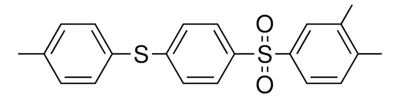 Sigma-Aldrich 1,2-DIMETHYL-4-({4-[(4-METHYLPHENYL)SULFANYL]PHENYL}SULFONYL)BENZENE，AldrichCPR