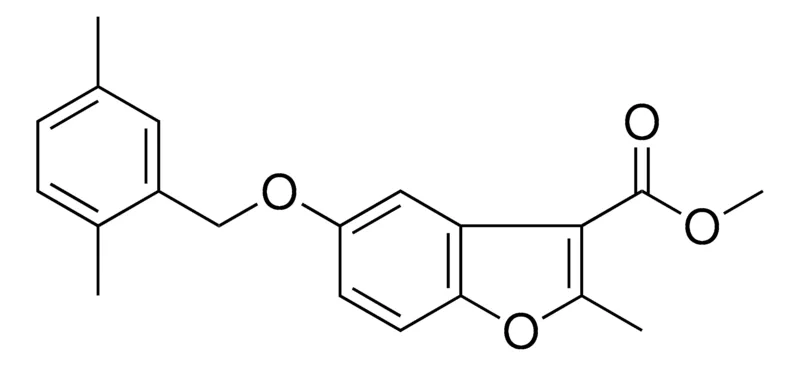 Sigma-Aldrich 5-(2,5-DIMETHYL-BENZYLOXY)-2-METHYL-BENZOFURAN-3-CARBOXYLIC ACID METHYL ESTER,AldrichCPR