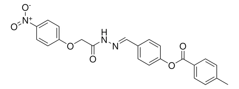 Sigma-Aldrich 4-(2-((4-NITROPHENOXY)ACETYL)CARBOHYDRAZONOYL)PHENYL 4-METHYLBENZOATE，AldrichCPR