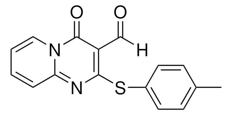 Sigma-Aldrich 2-((4-METHYLPHENYL)THIO)-4-OXO-4H-PYRIDO(1,2-A)PYRIMIDINE-3-CARBALDEHYDE,AldrichCPR