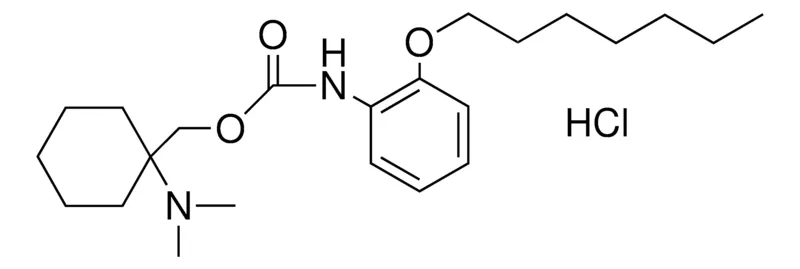 Sigma-Aldrich (HEPTYLOXY-PH)-CARBAMIC ACID DIMETHYLAMINO-CYCLOHEXYLMETHYL ESTER, HYDROCHLORIDE,AldrichCPR