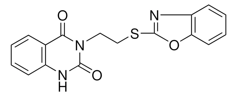 Sigma-Aldrich 3-(2-(BENZOOXAZOL-2-YLSULFANYL)-ETHYL)-1H-QUINAZOLINE-2,4-DIONE,AldrichCPR