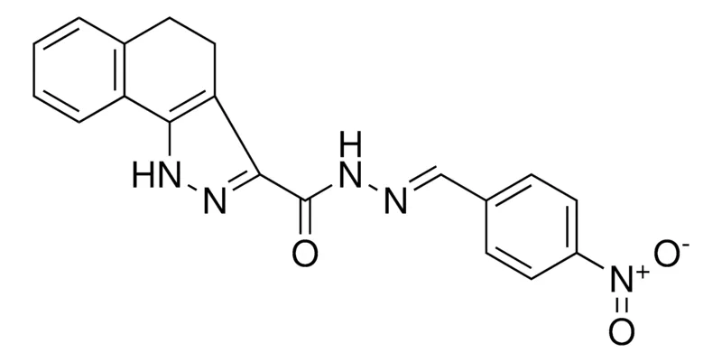Sigma-Aldrich 4,5-DIHYDRO-1H-BENZO(G)INDAZOLE-3-CARBOXYLIC ACID (4-NITRO-BENZYLIDENE)HYDRAZIDE,AldrichCPR