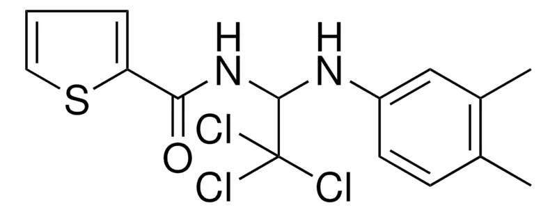 Sigma-Aldrich THIOPHENE-2-CARBOXYLIC ACID (2,2,2-TRICHLORO-1(3,4-DIMETHYL-PHENYLAMINO)ET)AMIDE,AldrichCPR