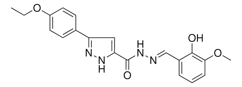Sigma-Aldrich 5-(4-ETHOXY-PH)-2H-PYRAZOLE-3-CARBOXYLIC ACID (2-HO-3-MEO-BENZYLIDENE)-HYDRAZIDE,AldrichCPR