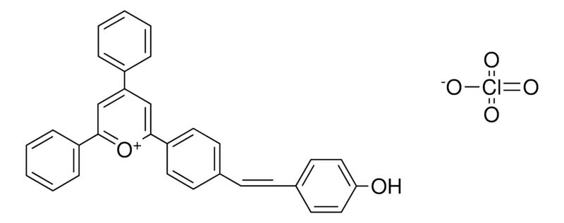 Sigma-Aldrich 2-(4-(2-(4-HYDROXY-PHENYL)-VINYL)-PHENYL)-4,6-DIPHENYL-PYRANYLIUM, PERCHLORATE,AldrichCPR
