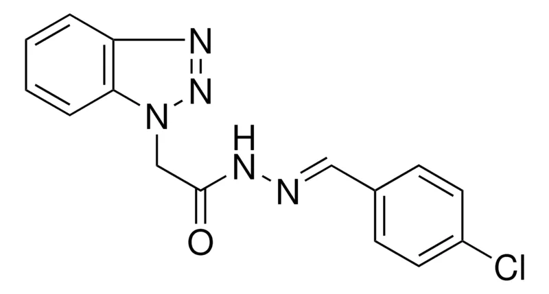 Sigma-Aldrich 2-BENZOTRIAZOL-1-YL-ACETIC ACID (4-CHLORO-BENZYLIDENE)-HYDRAZIDE,AldrichCPR
