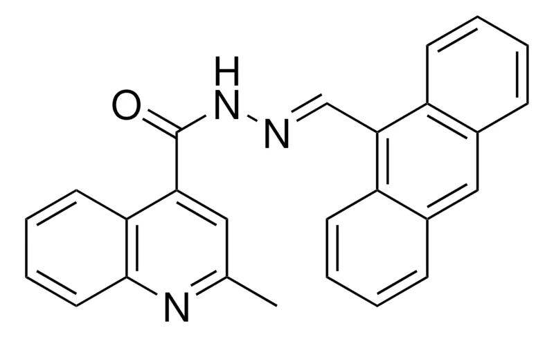 Sigma-Aldrich 2-METHYL-QUINOLINE-4-CARBOXYLIC ACID ANTHRACEN-9-YLMETHYLENE-HYDRAZIDE,AldrichCPR