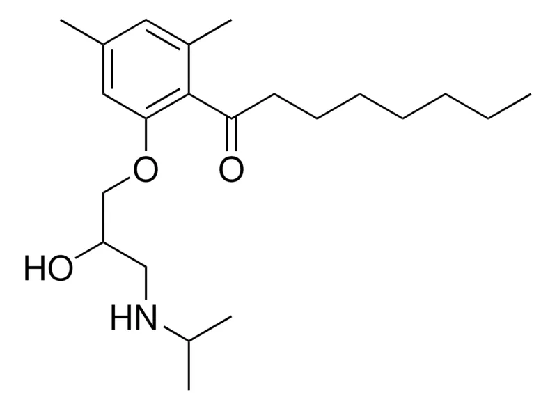 Sigma-Aldrich 1-(2-(2-HYDROXY-3-(ISOPROPYLAMINO)PROPOXY)-4,6-DIMETHYLPHENYL)-1-OCTANONE,AldrichCPR