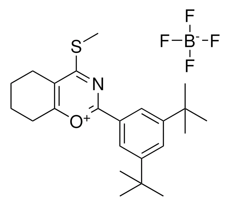 Sigma-Aldrich 2-(3,5-DITERT-BUTYLPHENYL)-4-(METHYLSULFANYL)-5H,6H,7H,8H-1,3-BENZOXAZIN-1-IUM TETRAFLUOROBORATE,AldrichCPR