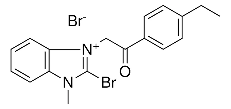 Sigma-Aldrich 2-BR-1-(2-(4-ETHYL-PHENYL)-2-OXO-ETHYL)-3-METHYL-3H-BENZOIMIDAZOL-1-IUM, BROMIDE,AldrichCPR