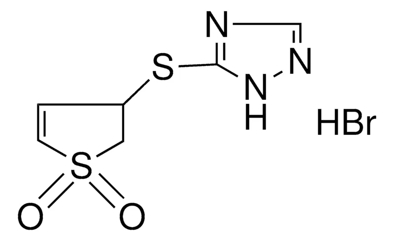 Sigma-Aldrich 5-(1,1-DIOXO-2,3-2H-1H-THIOPHEN-3-YLSULFANYL)-1H-(1,2,4)TRIAZOLE, HYDROBROMIDE,AldrichCPR