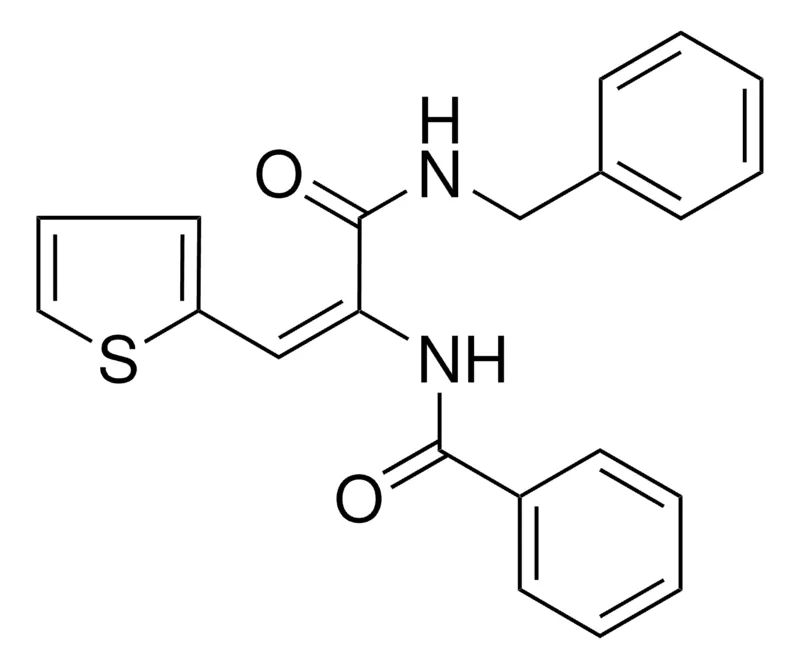 Sigma-Aldrich N-(1-BENZYLCARBAMOYL-2-THIOPHEN-2-YL-VINYL)-BENZAMIDE,AldrichCPR