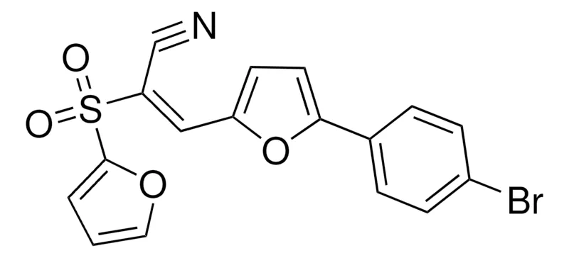 Sigma-Aldrich 3-(5-(4-BROMOPHENYL)-2-FURYL)-2-(2-FURYLSULFONYL)-2-PROPENENITRILE,AldrichCPR