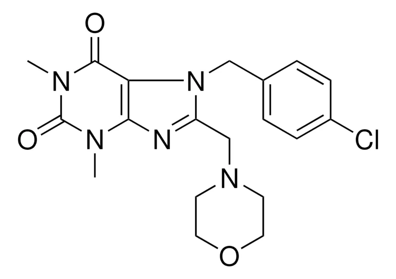 Sigma-Aldrich 7-(4-CL-BENZYL)-1,3-DI-ME-8-(4-MORPHOLINYLMETHYL)3,7-DIHYDRO-1H-PURINE-2,6-DIONE,AldrichCPR