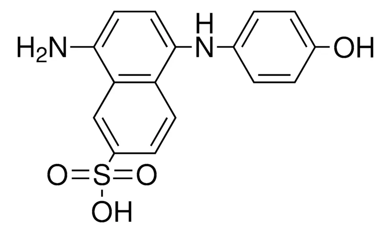 Sigma-Aldrich 8-AMINO-5-(4-HYDROXY-PHENYLAMINO)-NAPHTHALENE-2-SULFONIC ACID,AldrichCPR