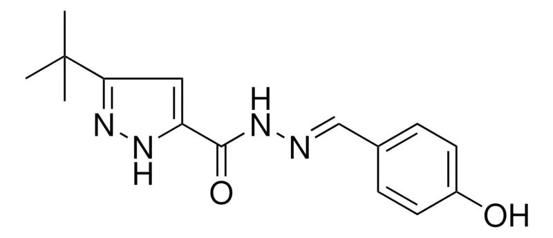 Sigma-Aldrich 5-TERT-BUTYL-2H-PYRAZOLE-3-CARBOXYLIC ACID (4-HYDROXY-BENZYLIDENE)-HYDRAZIDE,AldrichCPR