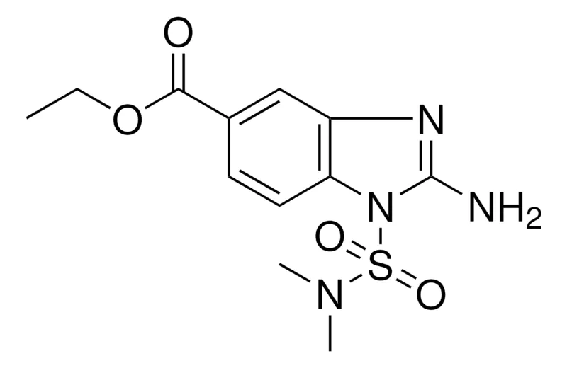Sigma-Aldrich ETHYL 2-AMINO-1-((DIMETHYLAMINO)SULFONYL)-1H-BENZIMIDAZOLE-5-CARBOXYLATE，AldrichCPR