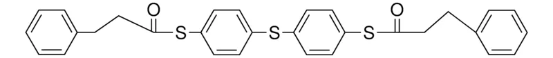 Sigma-Aldrich PH-THIOPROPIONIC ACID S-(4-(4-(3-PH-PROPIONYLSULFANYL)-PHENYLSULFANYL)-PH) ESTER,AldrichCPR
