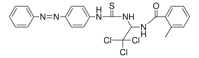 Sigma-Aldrich 2-ME-N-(2,2,2-TRICHLORO-1-(3-(4-PHENYLAZO-PHENYL)-THIOUREIDO)-ETHYL)-BENZAMIDE,AldrichCPR