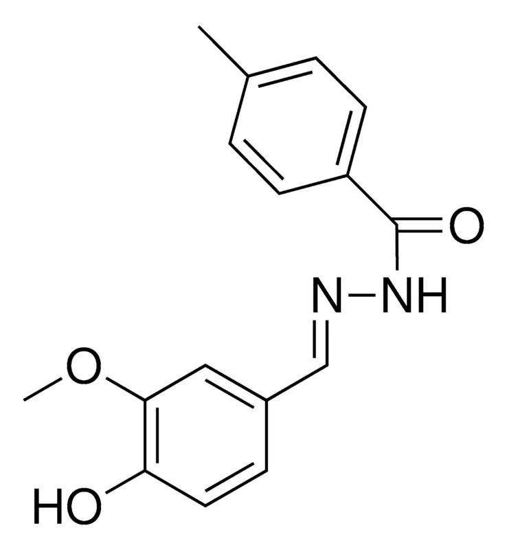 Sigma-Aldrich 4-METHYLBENZOIC ACID (4-HYDROXY-3-METHOXYBENZYLIDENE)HYDRAZIDE,AldrichCPR