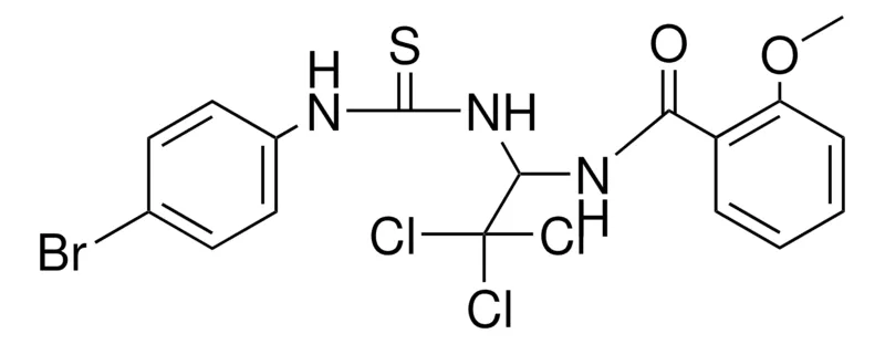 Sigma-Aldrich N-(1-(3-(4-BROMO-PHENYL)-THIOUREIDO)-2,2,2-TRICHLORO-ETHYL)-2-METHOXY-BENZAMIDE，AldrichCPR