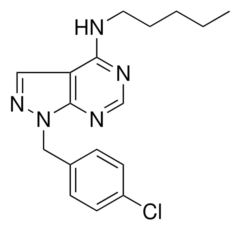 Sigma-Aldrich 1-(4-CHLOROBENZYL)-N-PENTYL-1H-PYRAZOLO(3,4-D)PYRIMIDIN-4-AMINE,AldrichCPR