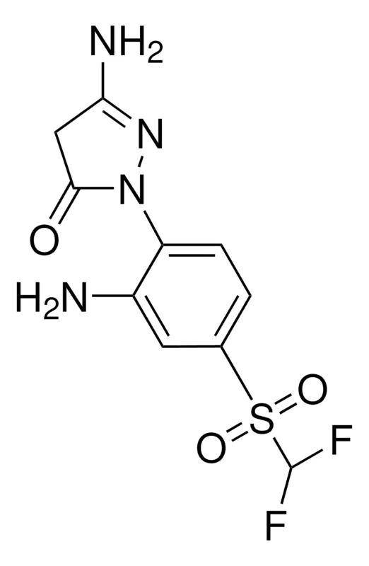 Sigma-Aldrich 3-AMINO-1-(2-AMINO-4-(DIFLUOROMETHYLSULFONYL)PHENYL)-3-PYRAZOLIN-5-ONE,AldrichCPR