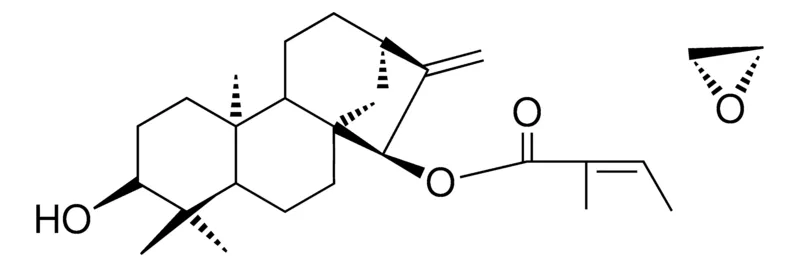 Sigma-Aldrich ENT-15ALPHA-ANGELOYLOXYKAUR-16-EN-3BETA-OL, 90% & 16B,17-EPOXYKAURANE-3B-OL, 10%,AldrichCPR