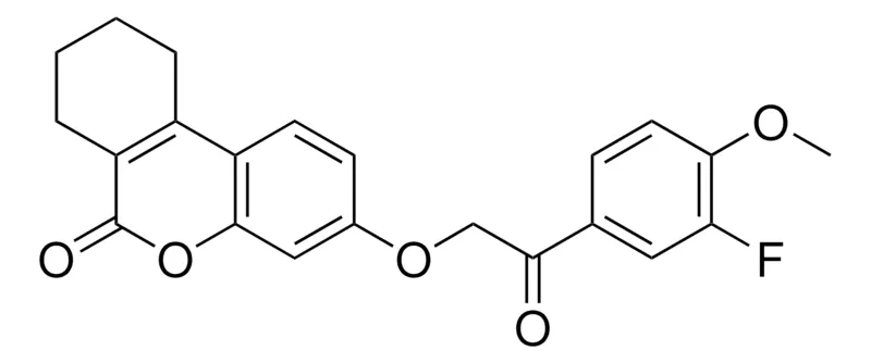 Sigma-Aldrich 3-(2-(3-F-4-MEO-PHENYL)-2-OXO-ETHOXY)-7,8,9,10-TETRAHYDRO-BENZO(C)CHROMEN-6-ONE,AldrichCPR
