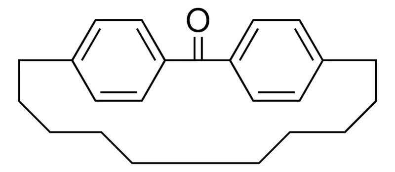 Sigma-Aldrich TRICYCLO(15.2.2.2(3,6))TRICOSA-1(20),3(23),4,6(22),17(21),18-HEXAEN-2-ONE,AldrichCPR