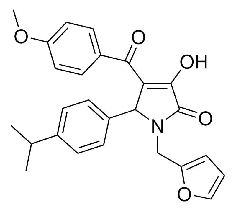 Sigma-Aldrich 1-(2-FURYLMETHYL)-3-HYDROXY-5-(4-ISOPROPYLPHENYL)-4-(4-METHOXYBENZOYL)-1,5-DIHYDRO-2H-PYRROL-2-ONE,AldrichCPR