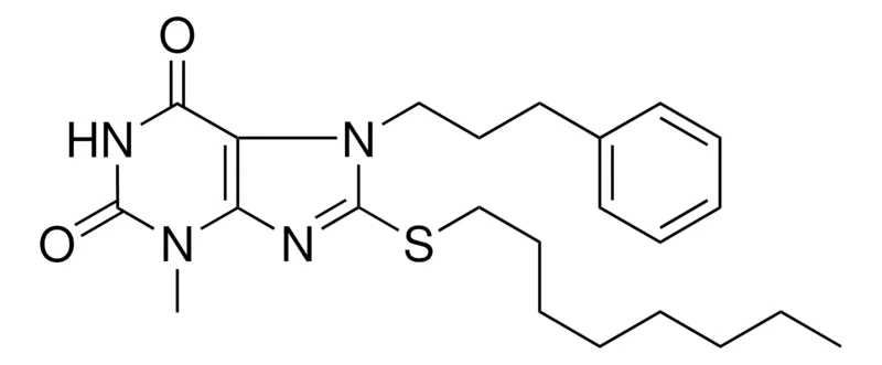 Sigma-Aldrich 3-METHYL-8-OCTYLSULFANYL-7-(3-PHENYL-PROPYL)-3,7-DIHYDRO-PURINE-2,6-DIONE,AldrichCPR