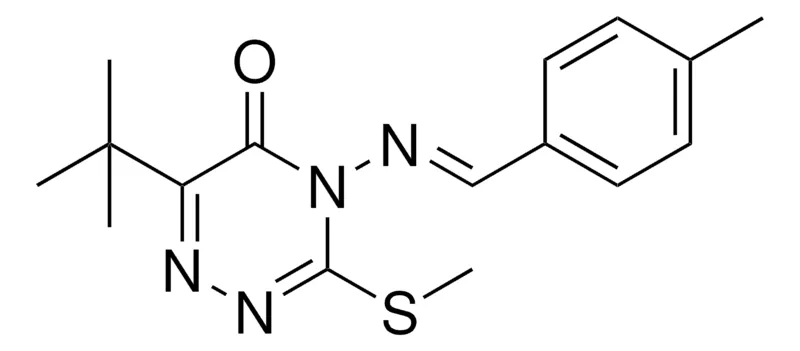 Sigma-Aldrich 6-TERT-BU-4-((4-ME-BENZYLIDENE)-AMINO)-3-METHYLSULFANYL-4H-(1,2,4)TRIAZIN-5-ONE,AldrichCPR