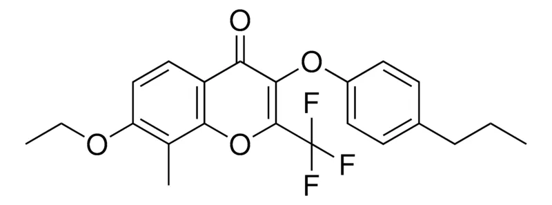 Sigma-Aldrich 7-ETHOXY-8-METHYL-3-(4-PROPYL-PHENOXY)-2-TRIFLUOROMETHYL-CHROMEN-4-ONE,AldrichCPR