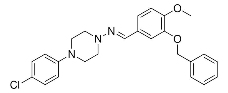 Sigma-Aldrich (3-BENZYLOXY-4-METHOXY-BENZYLIDENE)-(4-(4-CHLORO-PHENYL)-PIPERAZIN-1-YL)-AMINE,AldrichCPR