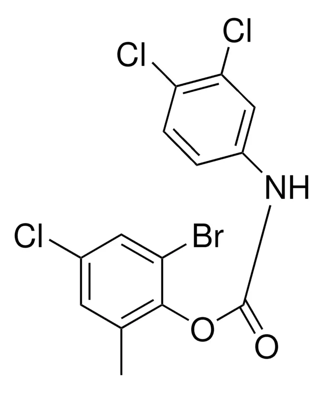 Sigma-Aldrich 2-BROMO-4-CHLORO-6-METHYLPHENYL N-(3,4-DICHLOROPHENYL)CARBAMATE,AldrichCPR
