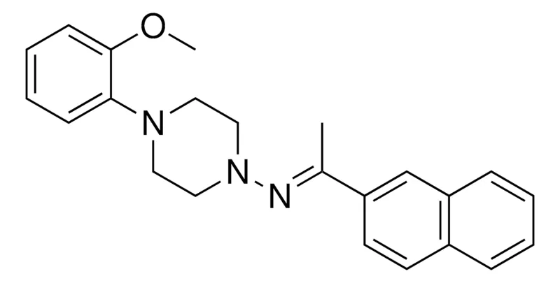 Sigma-Aldrich N-(4-(2-METHOXYPHENYL)-1-PIPERAZINYL)-N-(1-(2-NAPHTHYL)ETHYLIDENE)AMINE,AldrichCPR
