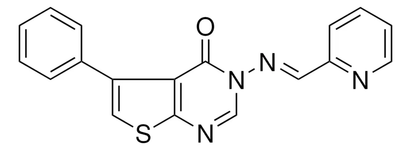 Sigma-Aldrich 5-PHENYL-3-((2-PYRIDINYLMETHYLENE)AMINO)THIENO(2,3-D)PYRIMIDIN-4(3H)-ONE,AldrichCPR