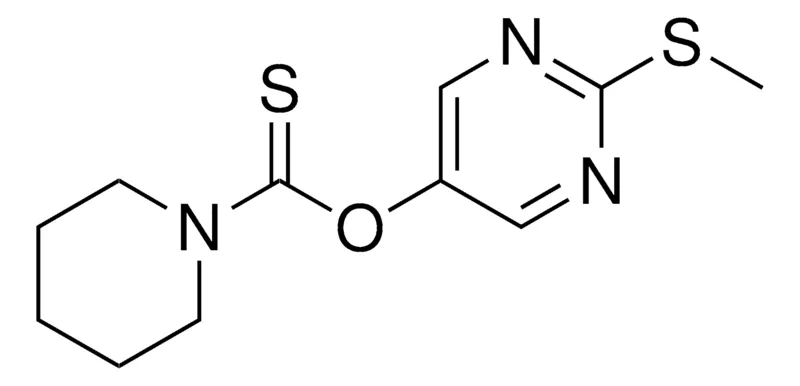 Sigma-Aldrich PIPERIDINE-1-CARBOTHIOIC ACID O-(2-METHYLSULFANYL-PYRIMIDIN-5-YL) ESTER,AldrichCPR