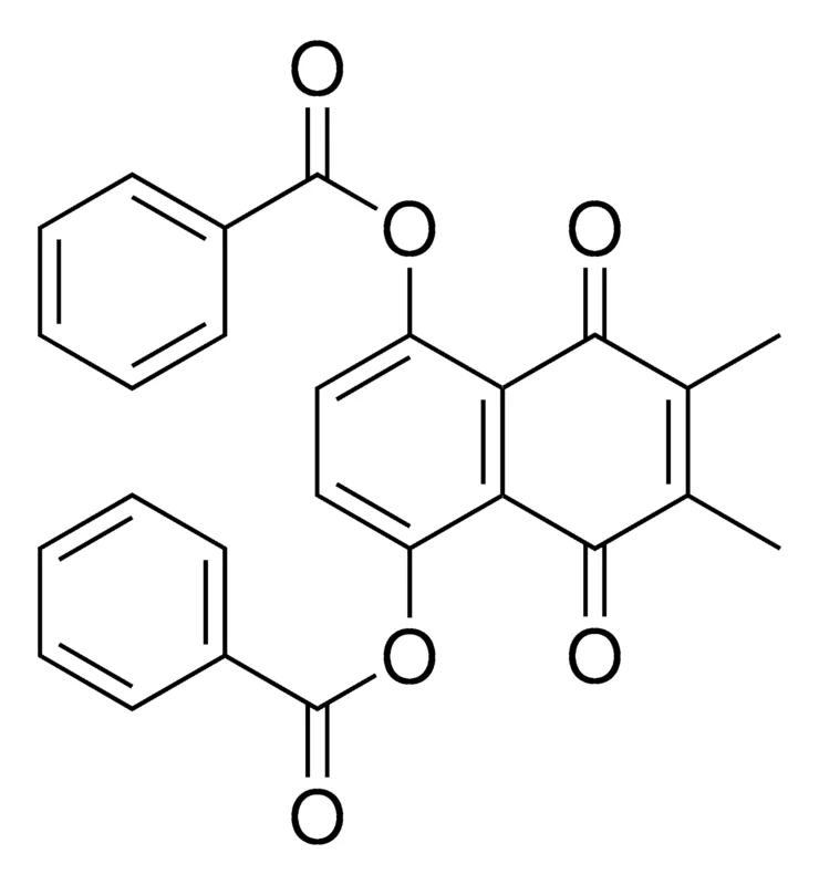 Sigma-Aldrich 4-(BENZOYLOXY)-6,7-DIMETHYL-5,8-DIOXO-5,8-DIHYDRO-1-NAPHTHALENYL BENZOATE,AldrichCPR