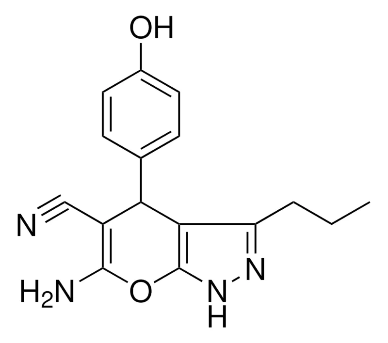 Sigma-Aldrich 6-AMINO-4-(4-HYDROXYPHENYL)-3-PR-1,4-DIHYDROPYRANO(2,3-C)PYRAZOLE-5-CARBONITRILE，AldrichCPR